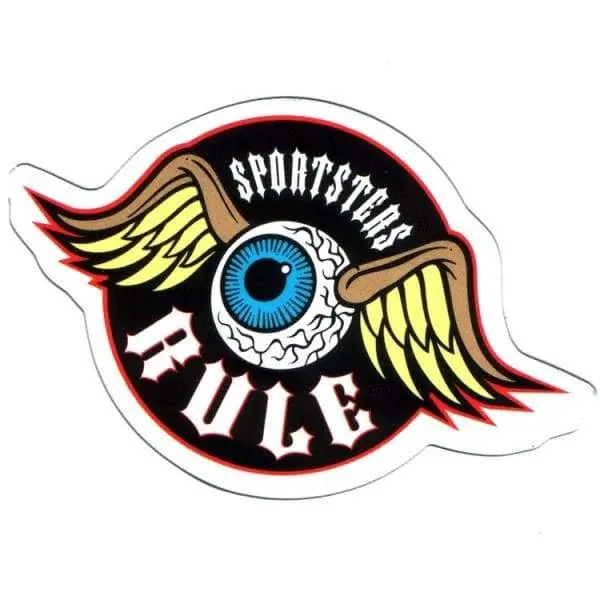 Sportsters Rule Die Cut Sticker Buy Online