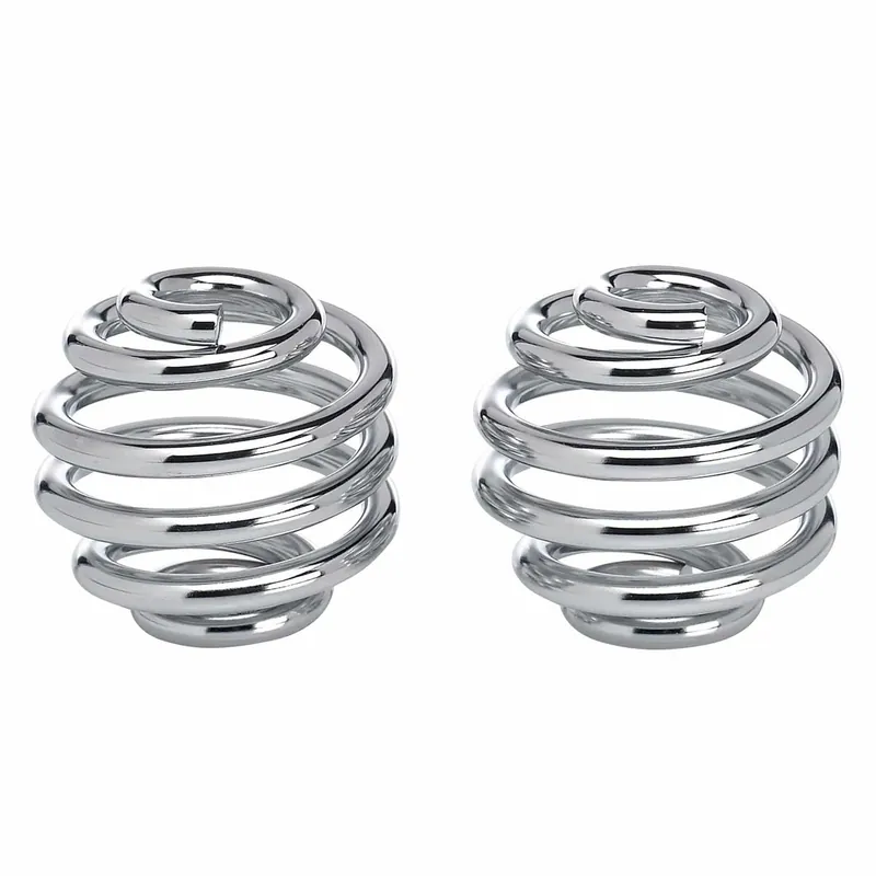Solo Seat Springs - Barrel Style - 2 inch Chrome Authentic