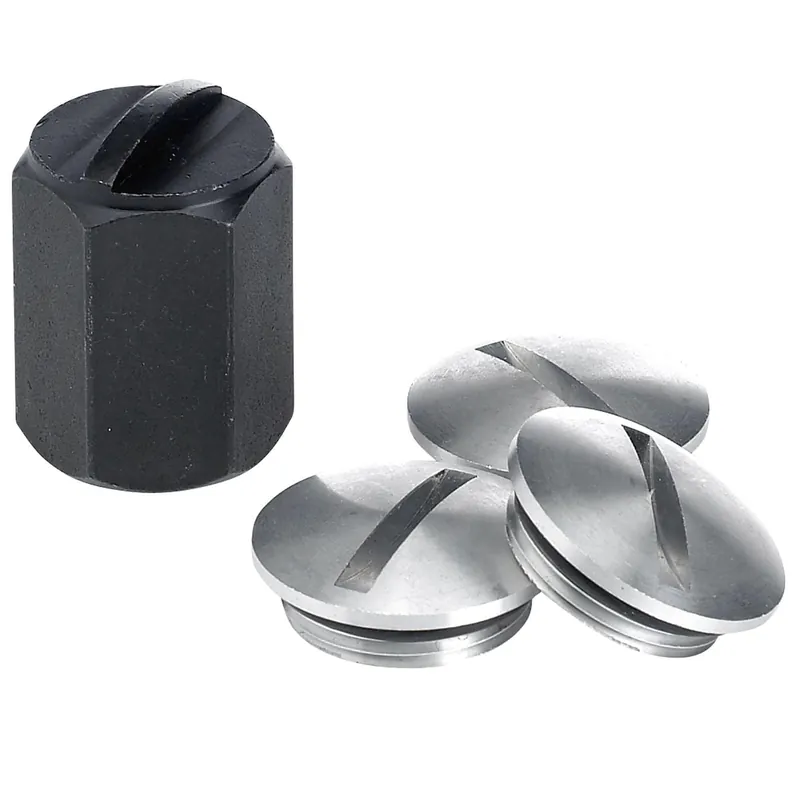 Slotted Inspection Cap / Plug - Set of 3 with Tool - Triumph / BSA Trending
