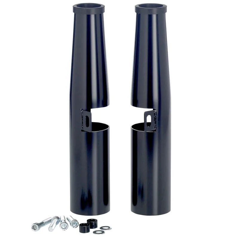 39mm Fork Shrouds - Black - 1987-Up - Harley-Davidson Sportsters No Minimum Order