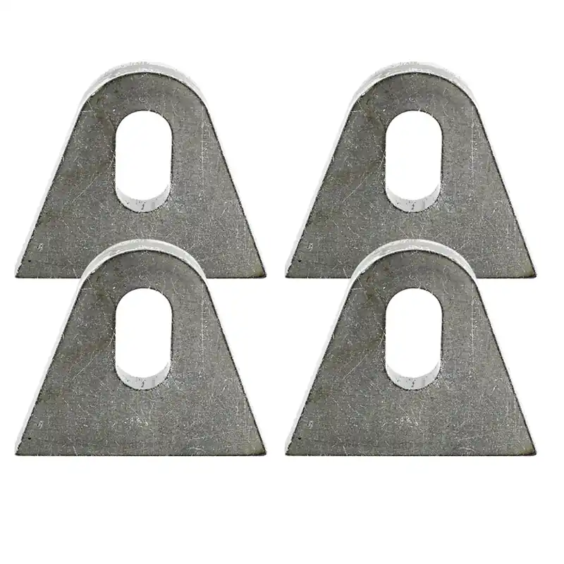 Certified Tab #4 - Mild Steel Mounting Tabs 3/16 inch thick - 4 pack
