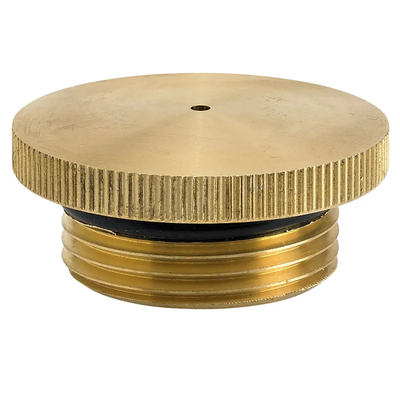 Get Yours Brass Gas Filler Cap - Vented
