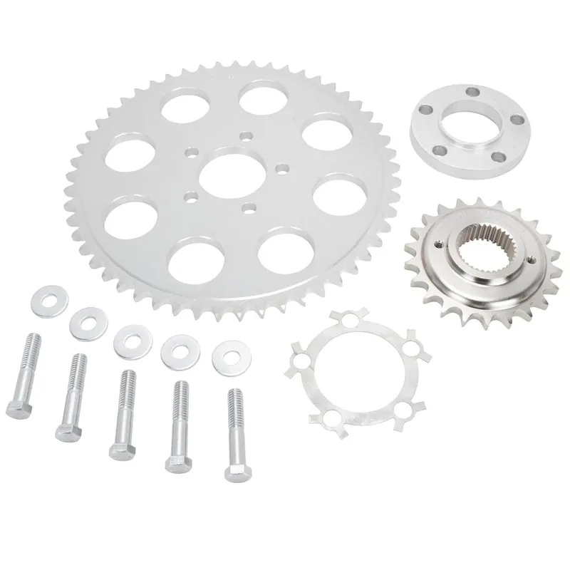Belt to Chain Conversion Kit Harley 883 Sportster 2004 & up - Silver Sprocket Mega Sale