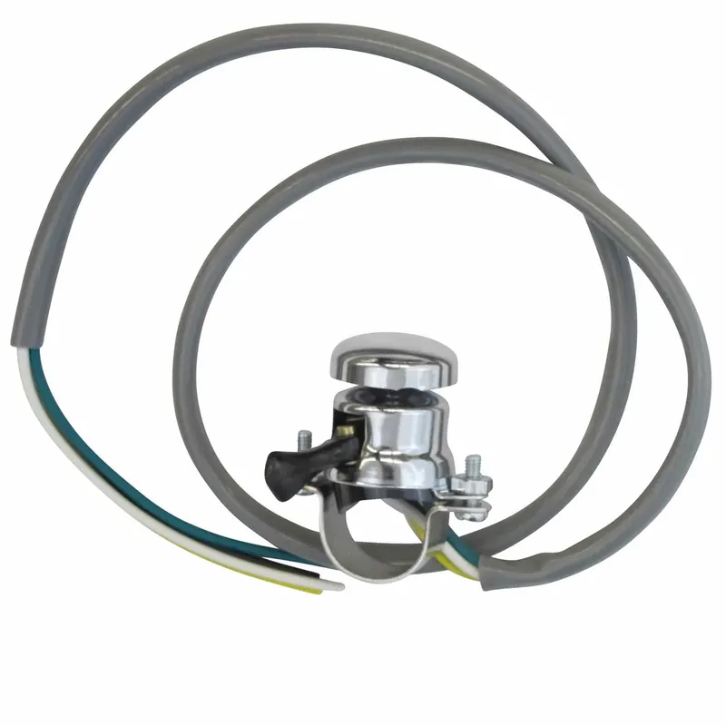 Next Day Delivery Universal Chrome Dimmer Switch and Horn Button 7/8 inch Bars