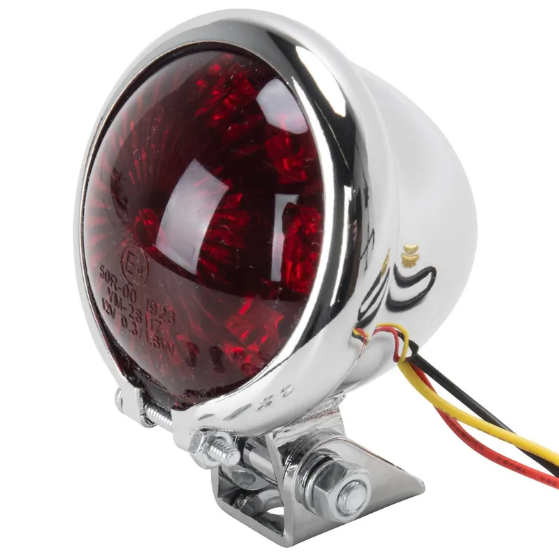Bates Style Chrome LED Taillight High Quality