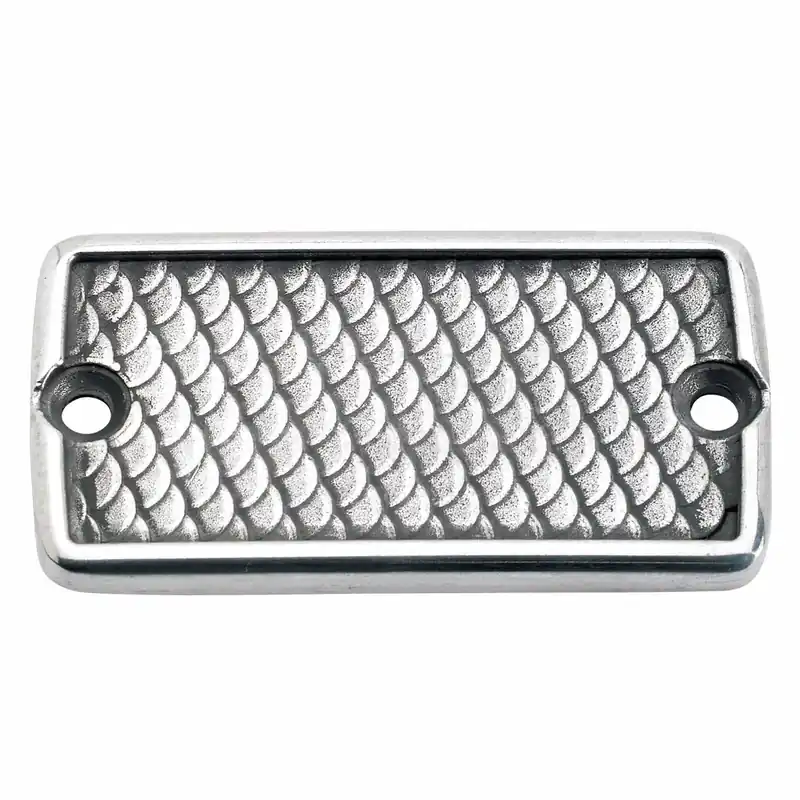 Handmade Fish Scale Master Cylinder Cover - 1982 - 2005 Harley-Davidson #45004-85