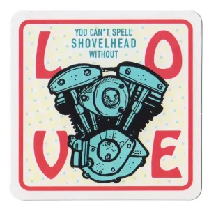 Same Day Shipping Shovelhead Love Sticker