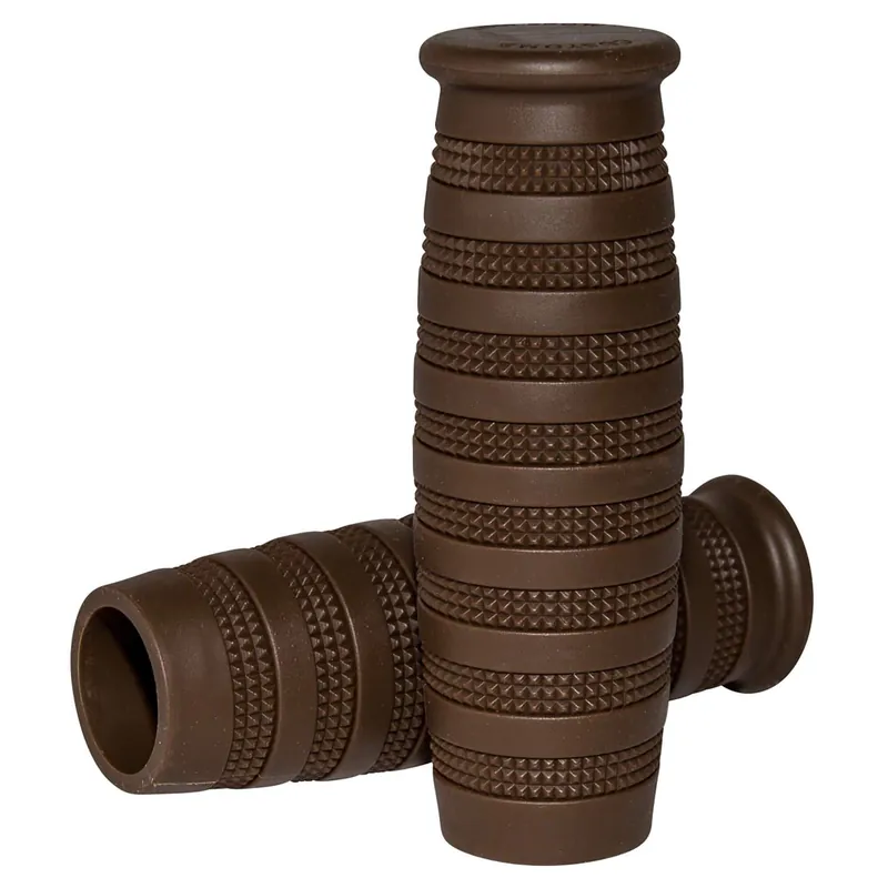 Certified Knurled Grips - Chocolate Brown - 1 inch