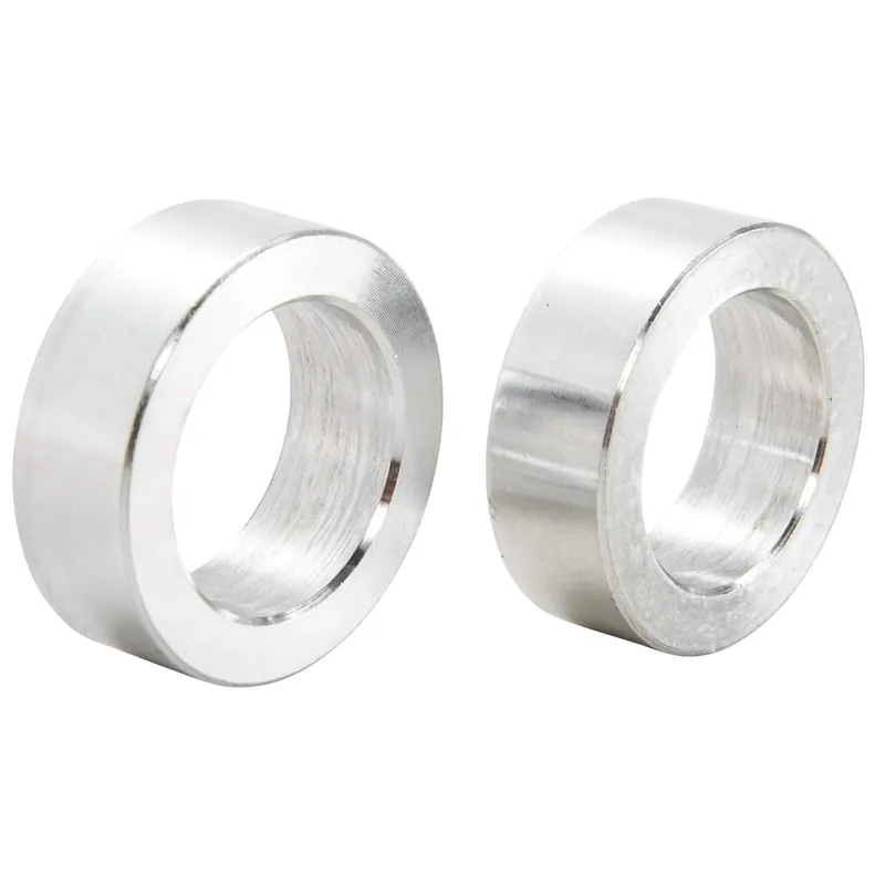 Latest 3/4 inch ID x 3/8 inch Long Aluminum Motorcycle Wheel Axle Spacers - Pair