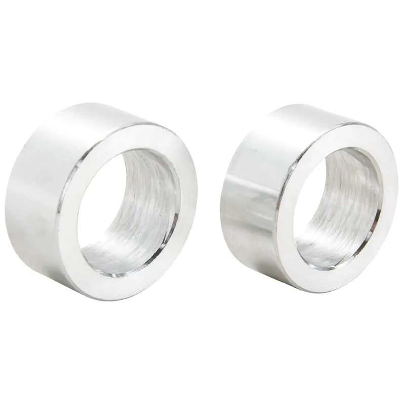 Discount 3/4 inch ID x 1/2 inch Long Aluminum Motorcycle Wheel Axle Spacers - Pair