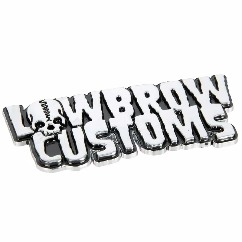 Markdown Logo Chrome Stick-On 3D Emblem