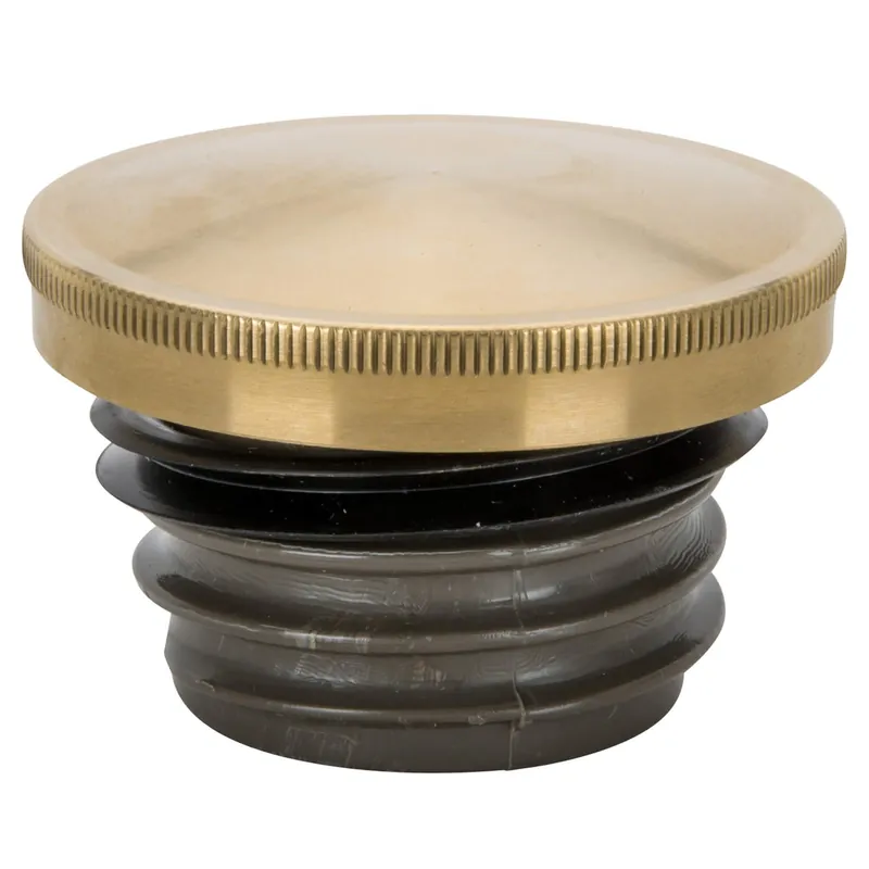 Fast Shipping Domed Screw-In Gas Cap for Harley-Davidson 1996 & later - Brass
