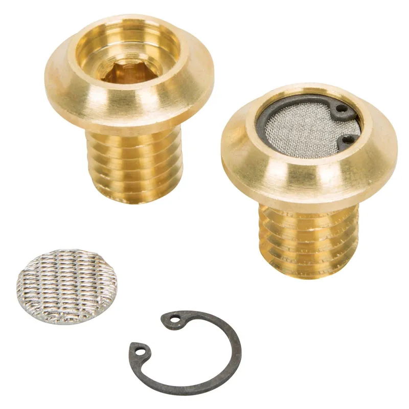 Radius Breather Bolts for Harley-Davidson Evo - Brass Best Choice