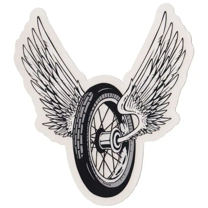 Grab Now Winged Wheel Sticker - Large