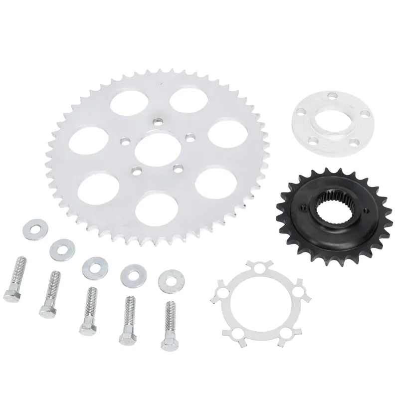 Wholesale Belt to Chain Conversion Kit Harley-Davidson Dyna 1994-99 - Chrome Sprocket