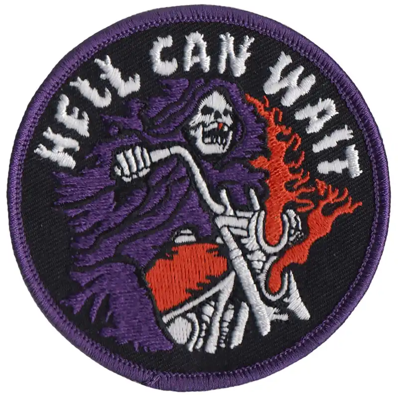 Hell Can Wait Embroidered Patch Trusted Brand