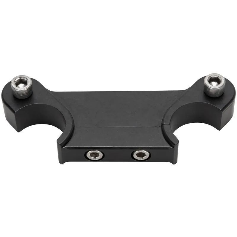Speedometer Gauge Riser Mount for 1.25 inch T-Bar Handlebars - Black Handmade
