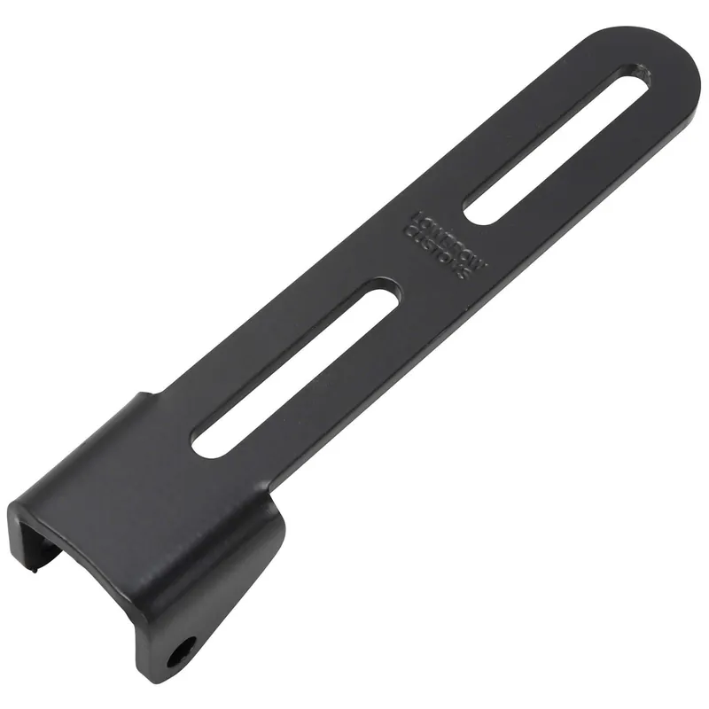 Black Steel Solo Seat Hinge / Pivot Bracket - Harley Ironhead Sportster 1957-1978 Original