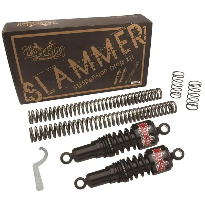 Flash Sale Slammer Suspension Kit - 2006- 2017 Harley-Davidson Dyna FXD - Black