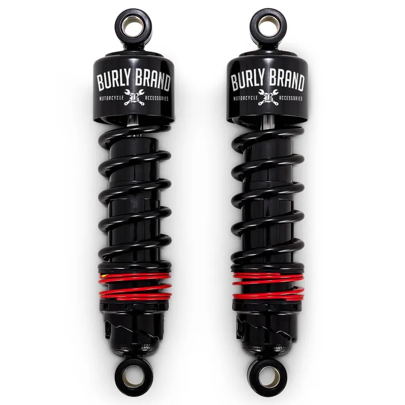 Slammer Plus Shocks - 2004 - 2020 Harley-Davidson Sportster XL - Black Free Delivery