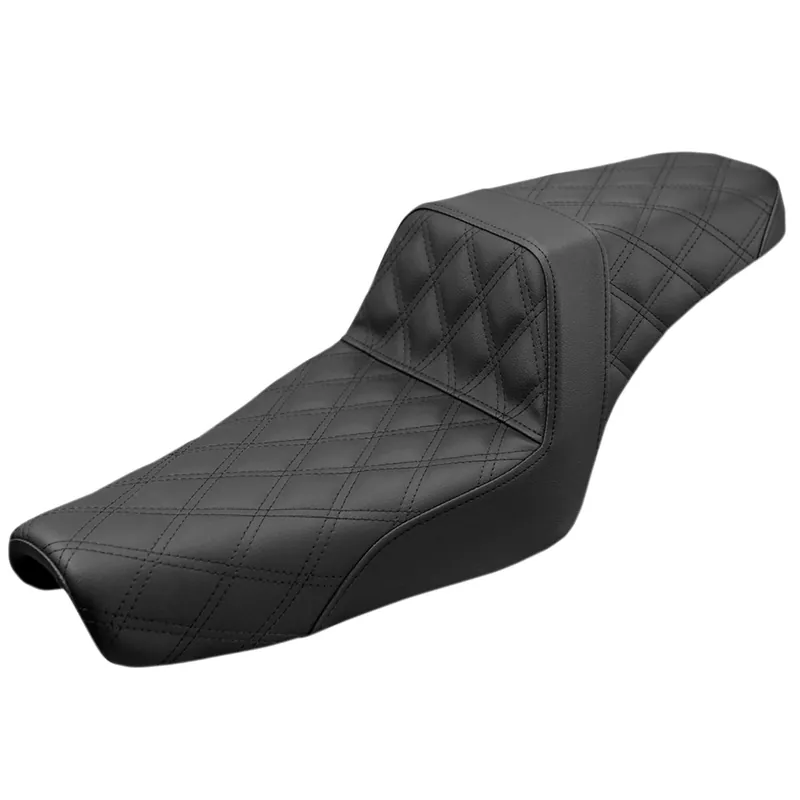 Today Only Saddlemen Step Up Seat for 2004-Up Harley-Davidson Sportster - Lattice Stitched