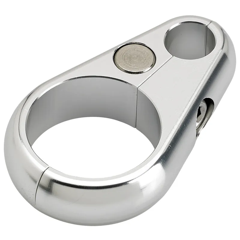 Clutch / Brake Cable Clamp - Aluminum - for 1 inch Frame Tubing Popular