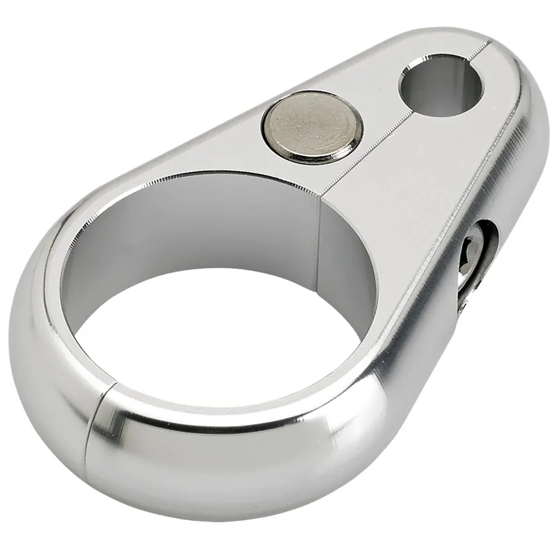 Exclusive Throttle Cable Handlebar Clamp - Aluminum - for 1 inch Handlebars / Frame Tubing