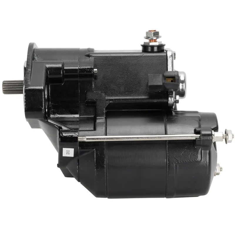 Free Returns Replacement  Starter - 1990-2006 Harley-Davidson Big Twin/Twin Cam - Black