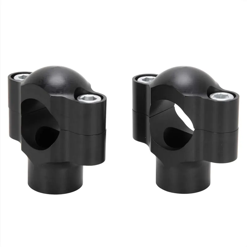 Exclusive Offer Smooth 1" Handlebar Springer Risers - Black