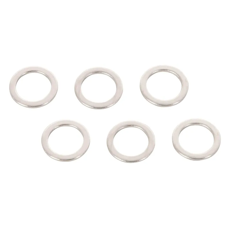 Cheap 12mm Aluminum Crush Washers - 6 Pack