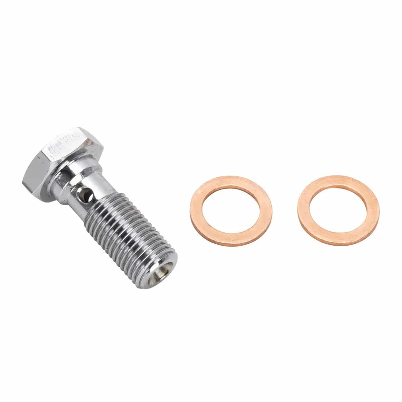 Buy Today 3/8-24 inch Single Banjo Bolt - Chrome