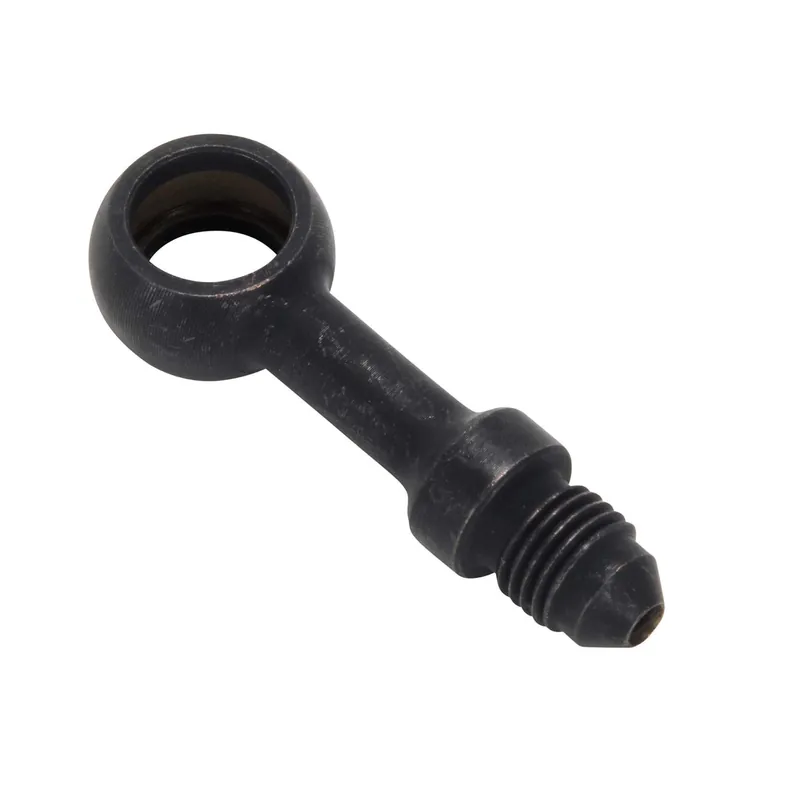 Straight 7/16 inch Banjo Fitting - Ebony Brand New