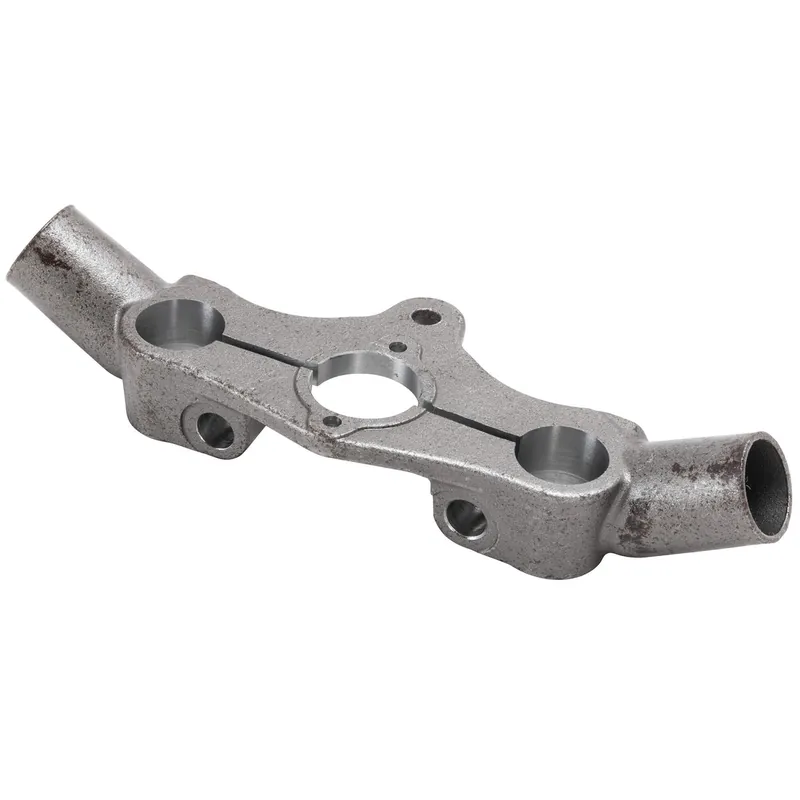 New Arrival Inline Springer Fork Handlebar Fabricator Top Clamp - Raw Steel