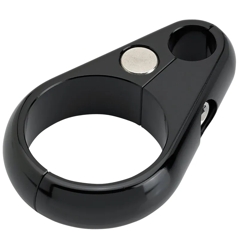 Low Price Clutch / Brake Cable Clamp - Black - for 1 inch Frame Tubing