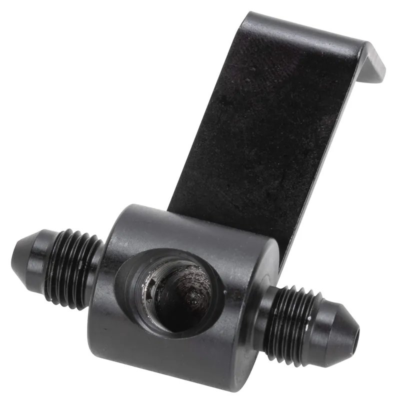 Trusted Brand 1/8 inch NPT Universal Rear XL Brake Tee - With Mount - Ebony