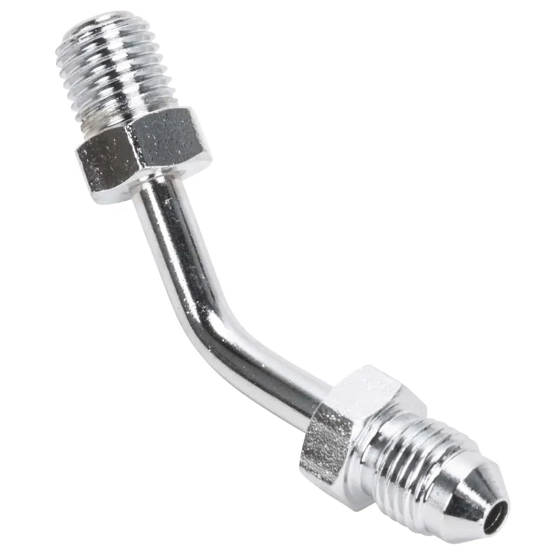 45 Degree Tube Adapter - Chrome Bulk Order