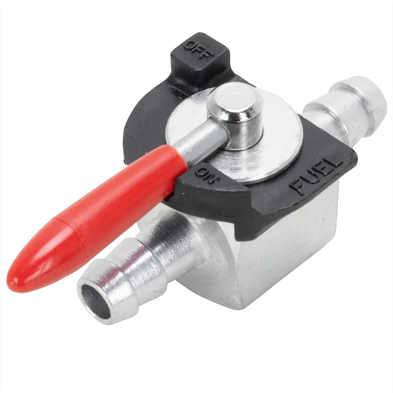 Popular In-Line Motorcycle Petcock - 1/4 inch Hose Barbs