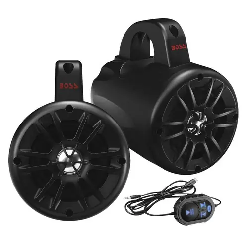 Professional Grade Boss Audio Amplified Bluetooth Roll Cage Speaker Pods