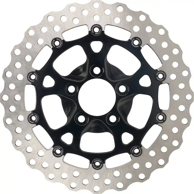 Performance Machine (Pm) - 17104819 - Disc Carr Dominator - 320 mm X .20 FF - Front - Black Anodized Hot Deal