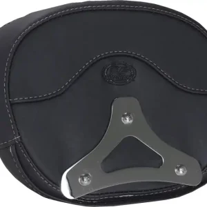 Mustang - 08220647 - Deluxe Sissy Bar Pad - Diamond - Gunmetal Stitch - FLT/FLH '23-'25 Buy Online