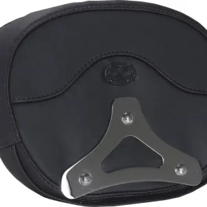 Markdown Mustang - 08220645 - Deluxe Sissy Bar Pad - Diamond - Black Stitch - FLT/FLH '23-'25