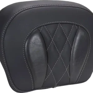 Best Price Mustang - 08220642 - Chopped Tour-Pak® Pad - Gunmetal Stitching - FLH/FLT '23-'25