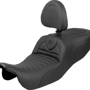 Saddlemen - 08012145 - Roadsofa™ Seat - with Backrest - Tuck-n-Roll - FLRT/FLTRT '15-'25 Special Discount