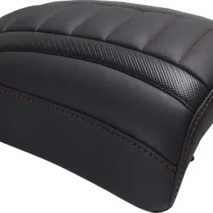 Free Shipping Mustang - 08012115 - Padded Passenger Seat Cowl - Deluxe - Dark Cherry Stitch - FLT/FLH '23-'25