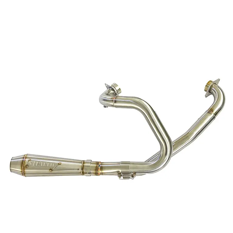 Stealth Exhaust - 2 Into 1 Stainless Exhaust fits '15-'25 Indian Scout Models Viral