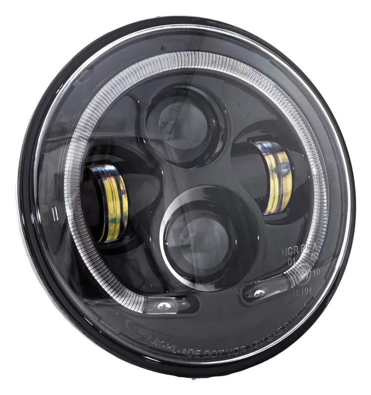 Fan Favorite Letric Lighting Co. 7" LED Halo Style Headlamp For Indian 2014-2025