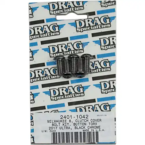 Professional Grade Drag Specialties Clutch Cover Bolt Kit
