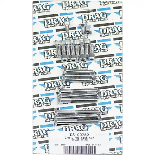 Drag Specialties Cam & Primary Cover Bolt Kit Final Sale