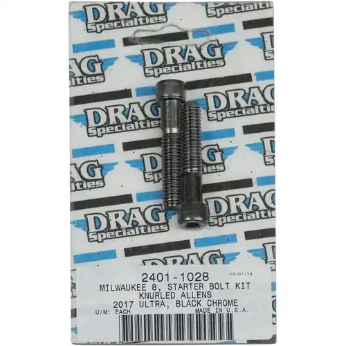 New Release Drag Specialties Starter Bolt Kit