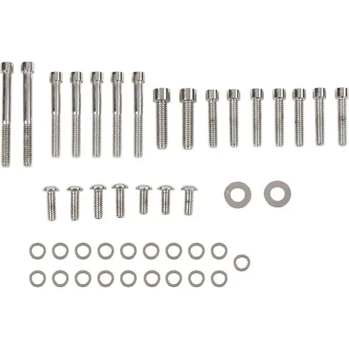 Free Shipping Drag Specialties Derby Inspection & Primary Cover Bolt Kit